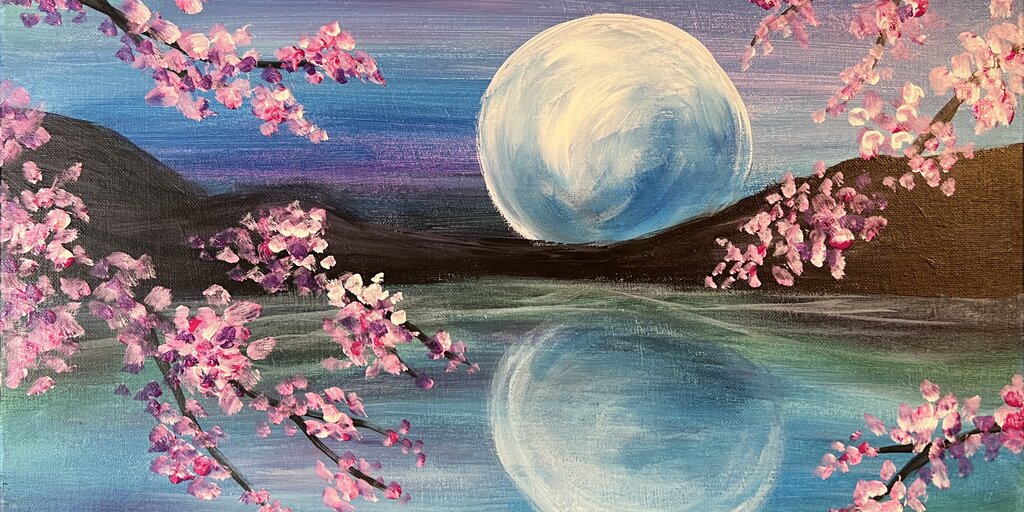 Spring Paint and Sip with Miki Wise Banner