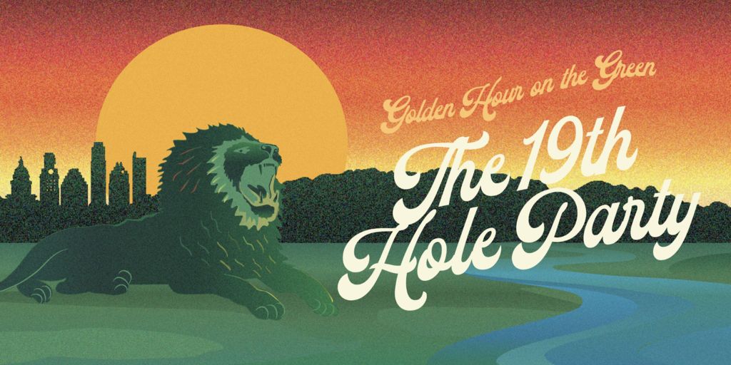 19th Hole Party 2026: GOLDEN HOUR ON THE GREEN  Banner