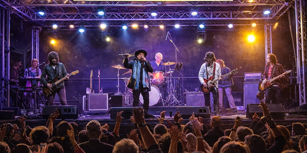 WELL ALRIGHT: Rolling Stones Tribute Banner