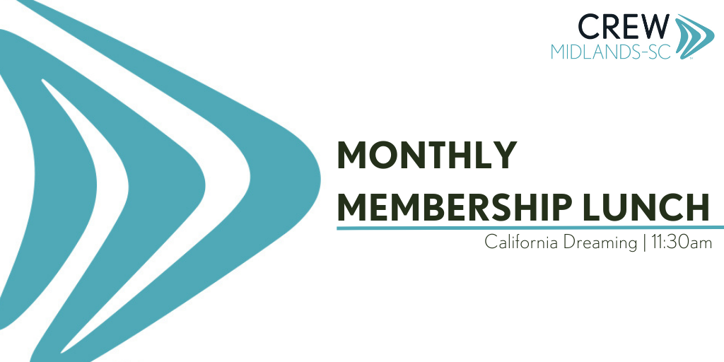 CREW Monthly Member Lunch Banner