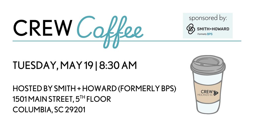 CREW Coffee with Smith+Howard Banner
