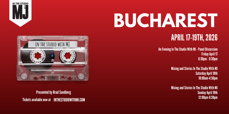 In The Studio With MJ - Bucharest 2026