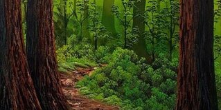 May Joy of Painting: Redwood Forest