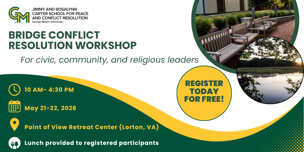 BRIDGE Workshop for NGOs &  practitioners Banner