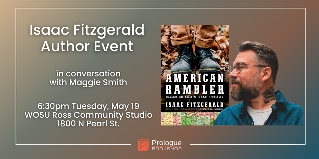 Isaac Fitzgerald, American Rambler, Author Event Banner