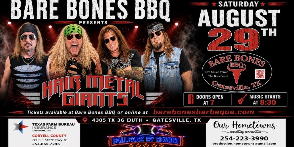 Hair Metal Giants Banner