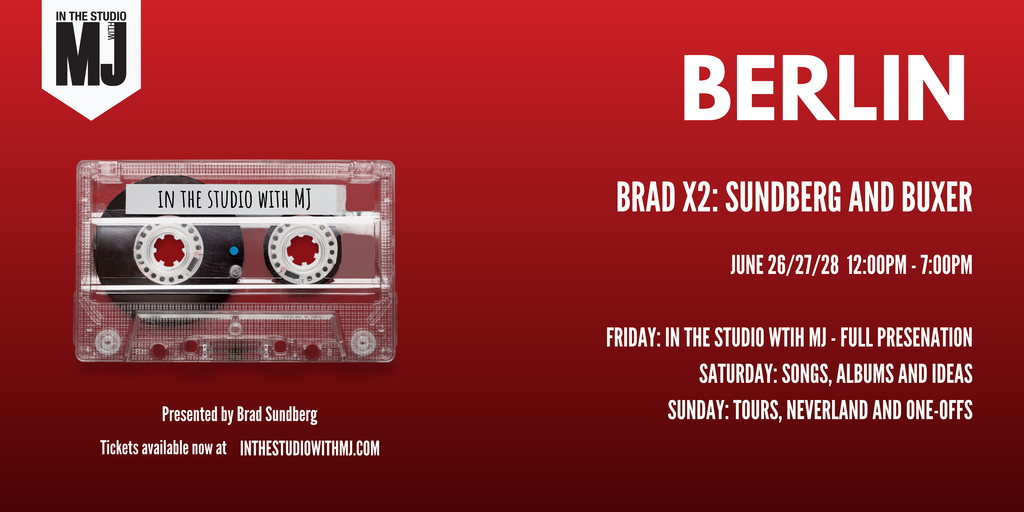 In The Studio With MJ - Berlin - Brad x2 Banner