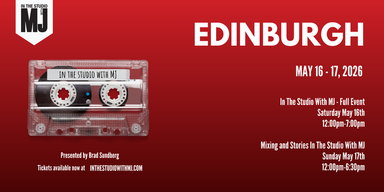 In The Studio With MJ - Edinburgh 2026