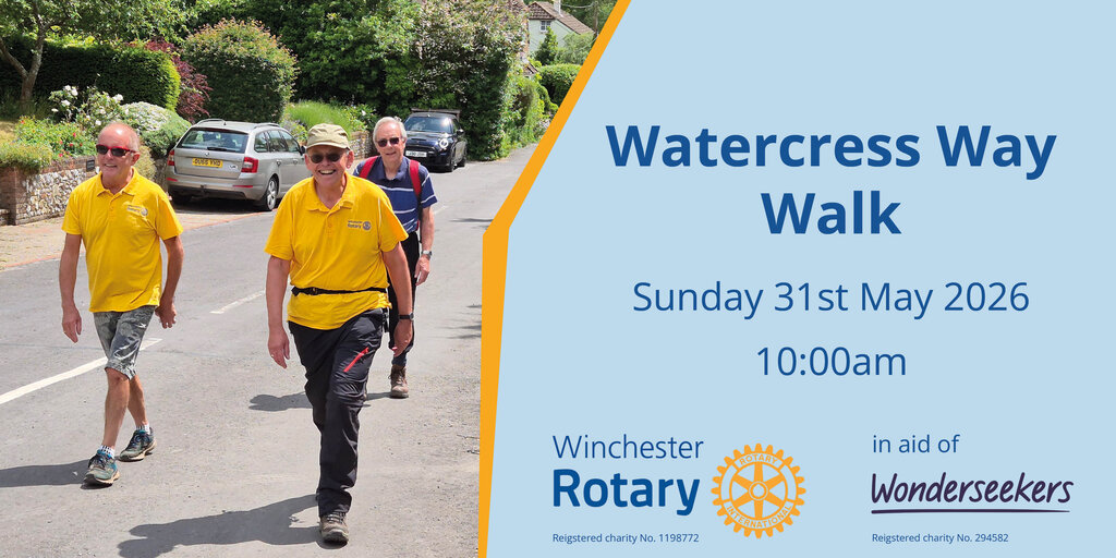 The Watercress Way Sponsored Walk 2026 Banner
