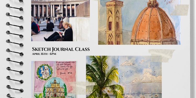Sketch Journal Class with artist Beth Dean