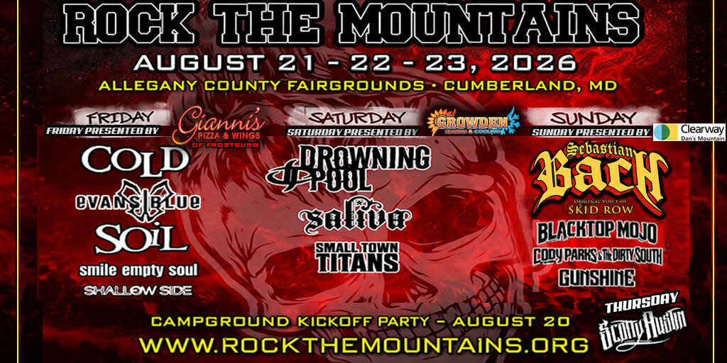 Rock the Mountains 2026  Banner