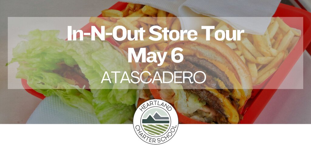Atascadero In & Out Store Tour- Heartland Charter School Banner