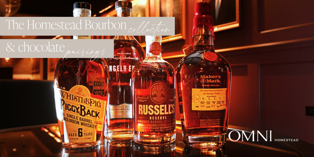 Tasting of The Homestead Bourbon Collection & Chocolate Pairings Banner