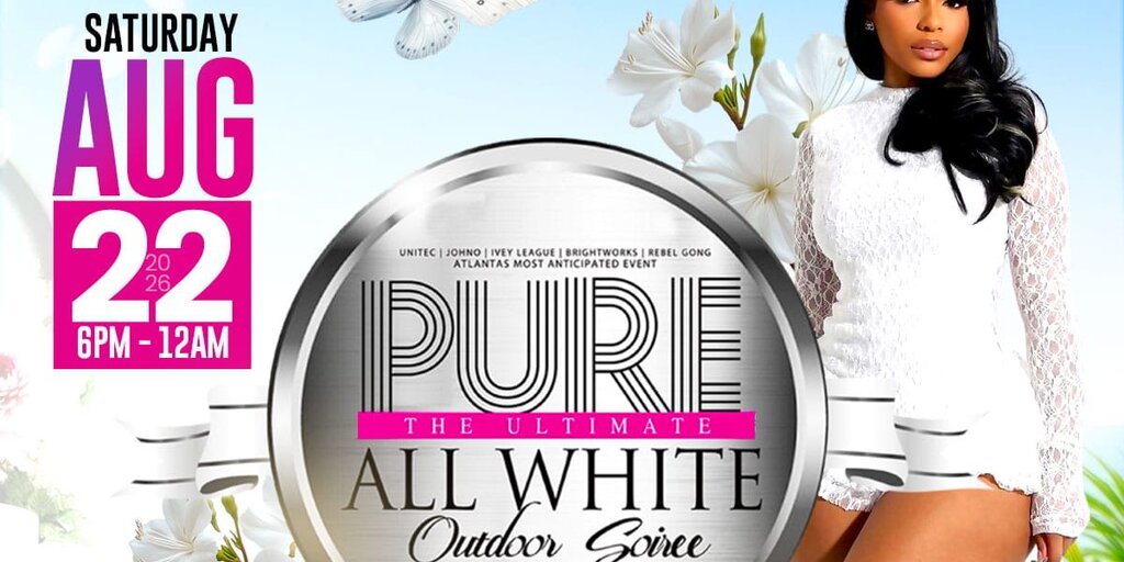 PURE - THE ULTIMATE ALL WHITE DAY SOIREE  Banner