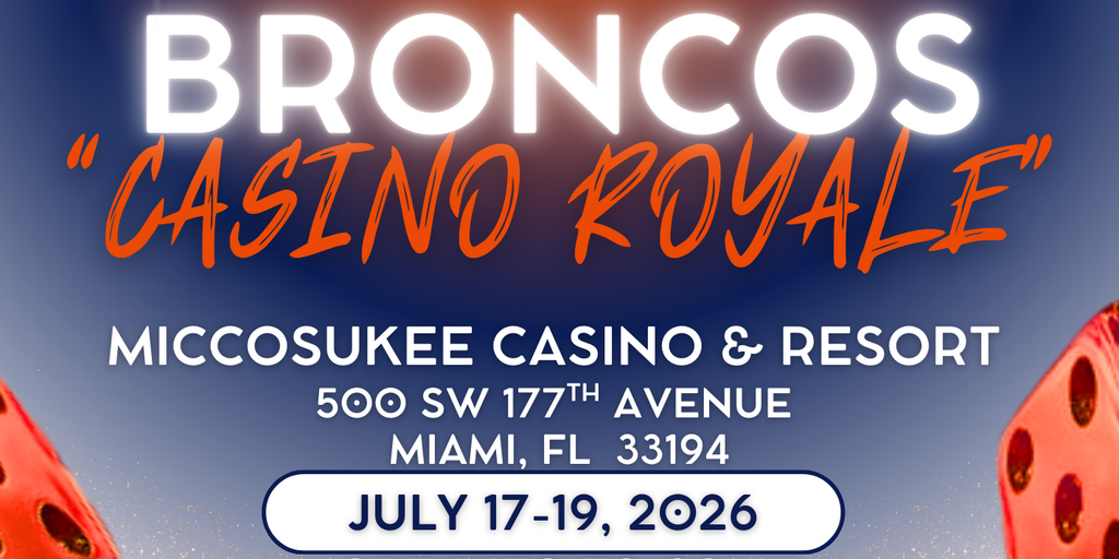 Homestead Broncos Casino Royale & BTS Drive Banner