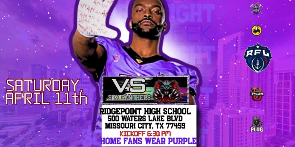 Regular season football game “Screw Night” Banner