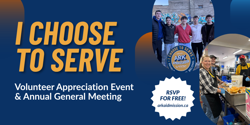 I Choose to Serve - Volunteer Appreciation Event & AGM 2026 Banner