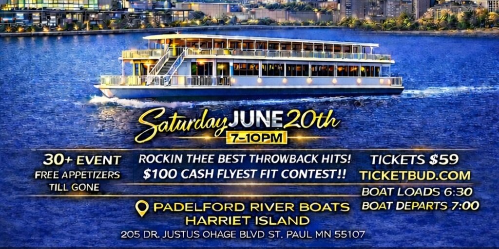 The Summersota White Out Boat Party Banner