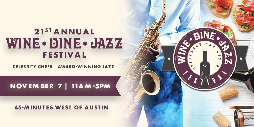 Wine, Dine & Jazz 2026 Banner