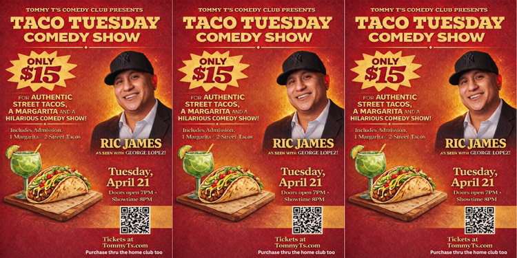 Taco Tuesday at Tommy T's with Ric James