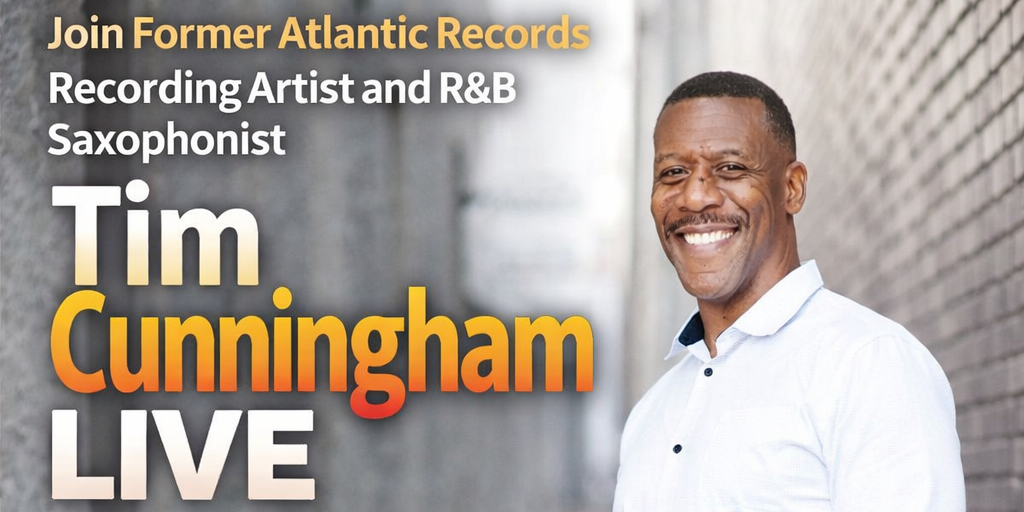 R&B Saxophonist Tim Cunningham Live at Cedar Lakes Cellars Winery   Banner