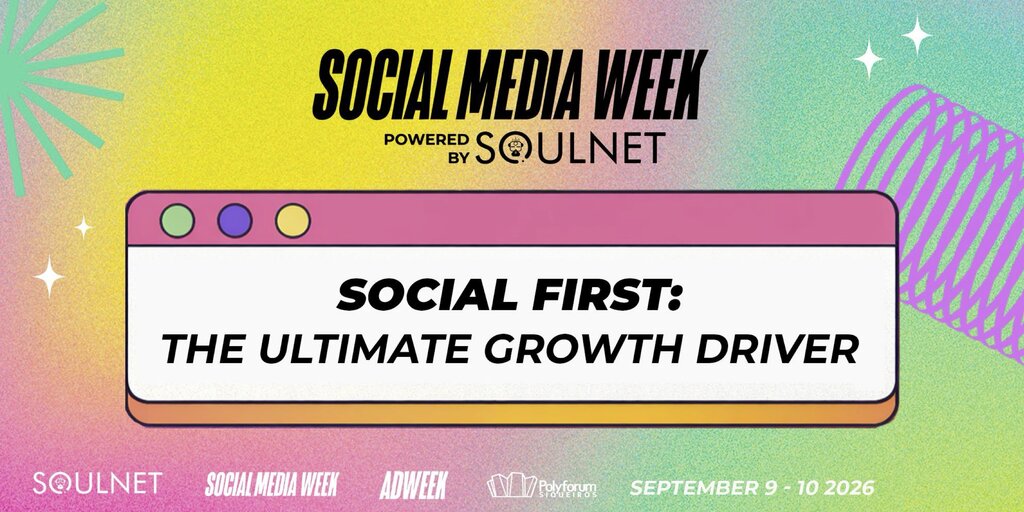 Social Media Week Mexico 2026 Banner