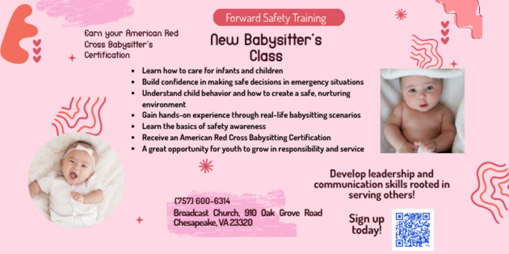 New Babysitter's Class Banner