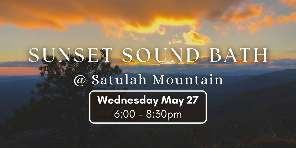 Sunset Sound Bath at Satulah Banner