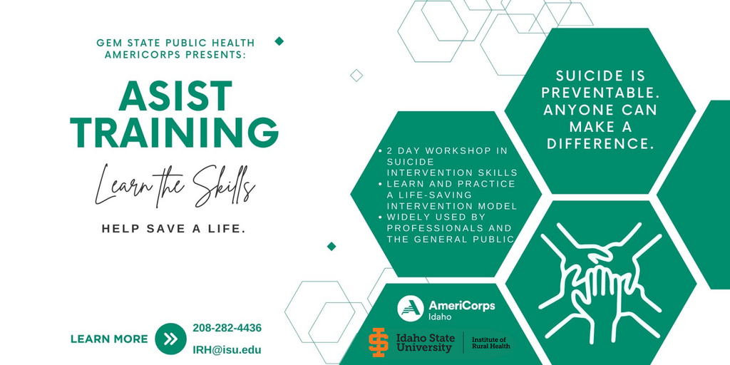 ASIST - Training for Suicide Intervention and Prevention Banner