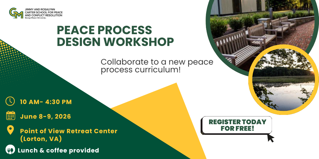 Peace Process Design Workshop Banner
