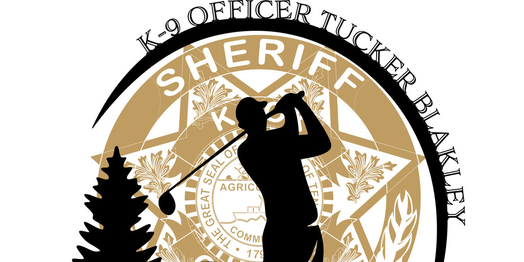  K9 Officer Tucker Blakely 2nd Annual Memorial Golf Tournament. Banner