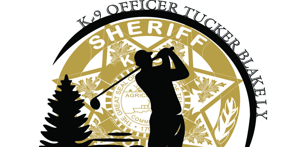  K9 Officer Tucker Blakely 2nd Annual Memorial Golf Tournament. Banner