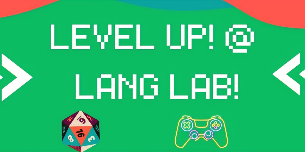 LEVEL UP @ LANGLAB! Banner