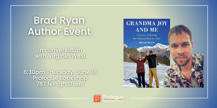 Author Brad Ryan in conversation with Virginia West