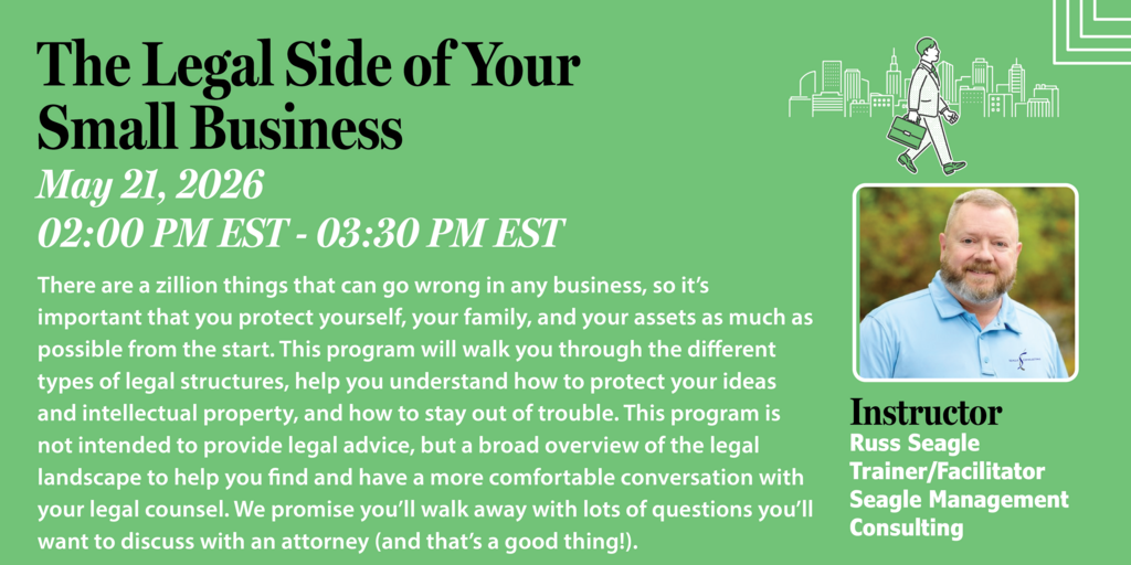 The Legal Side of Your Small Business Banner