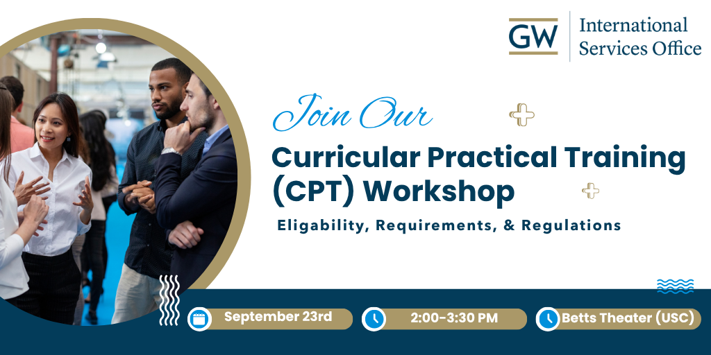Curricular Practical Training (CPT) Workshop- Fall 2026 Banner