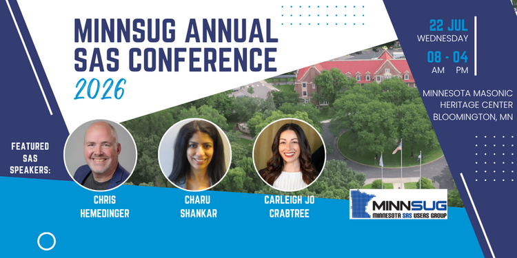 MinnSUG 2026 Annual SAS Conference
