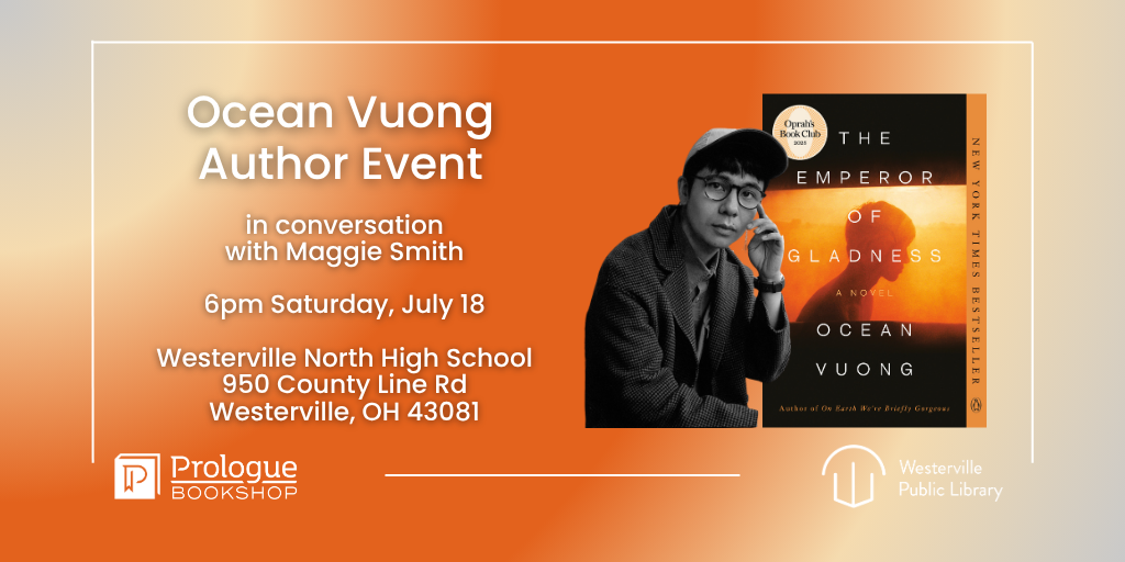 Ocean Vuong Author Event Banner