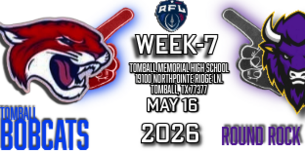 Round Rock Bison vs Tomball Bobcats Banner