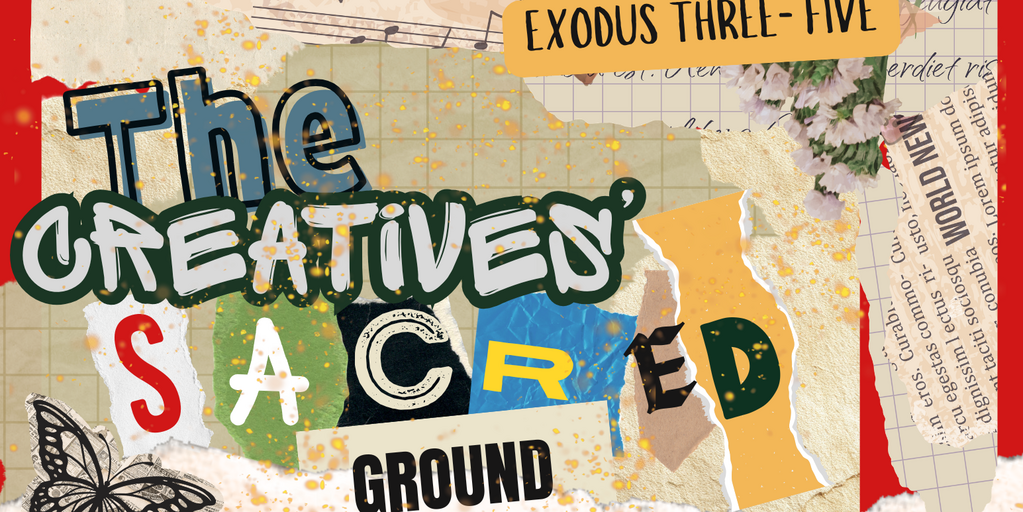 The Creatives’ Sacred Ground Pop Up Event Banner