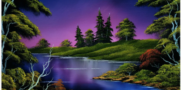 July Joy of Painting: Blue River