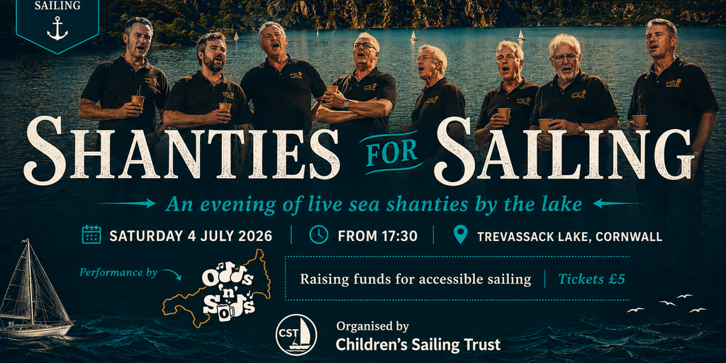 Shanties for Sailing: A Lakeside Evening for Children's Sailing Trust Banner