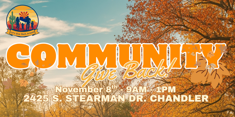 Community Give Back Event November 7, 2026