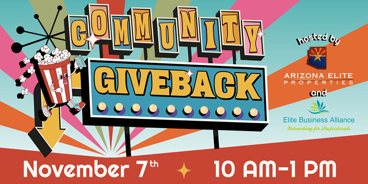 Community Give Back Event November 7, 2026