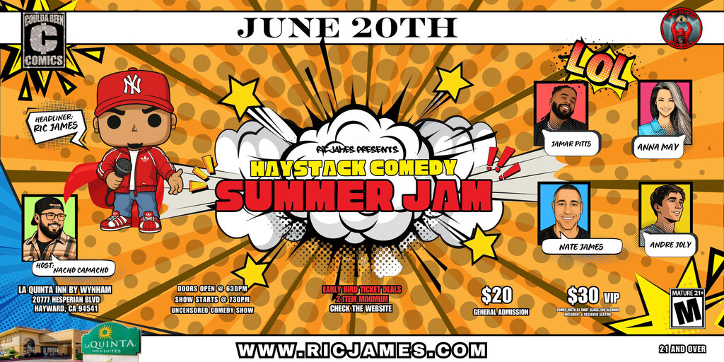 Haystack Comedy Summer Jam Banner
