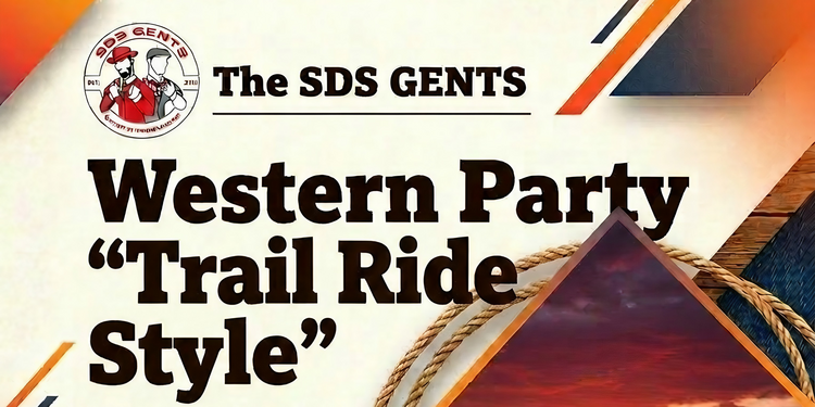 SDS Gents Presents ~SDS Gents Western Party Trail Ride