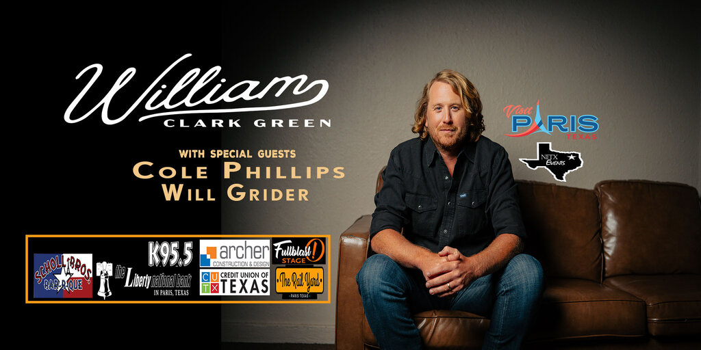 William Clark Green - Paris, Texas Banner