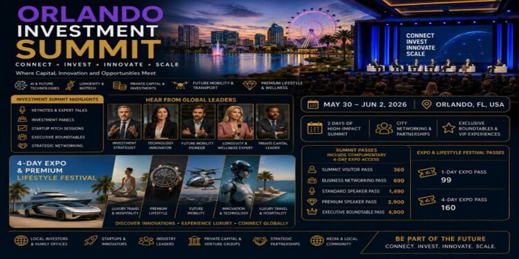 Orlando Investment Summit & Future Lifestyle Festival 2026