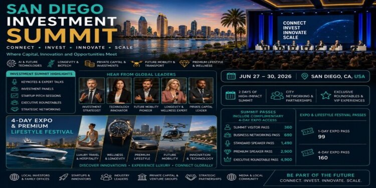San Diego Investment Summit & Future Lifestyle Festival 2026