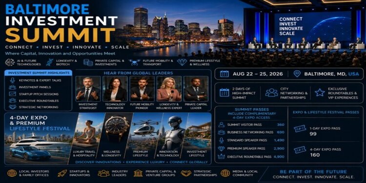 Baltimore Investment Summit & Future Lifestyle Festival 2026
